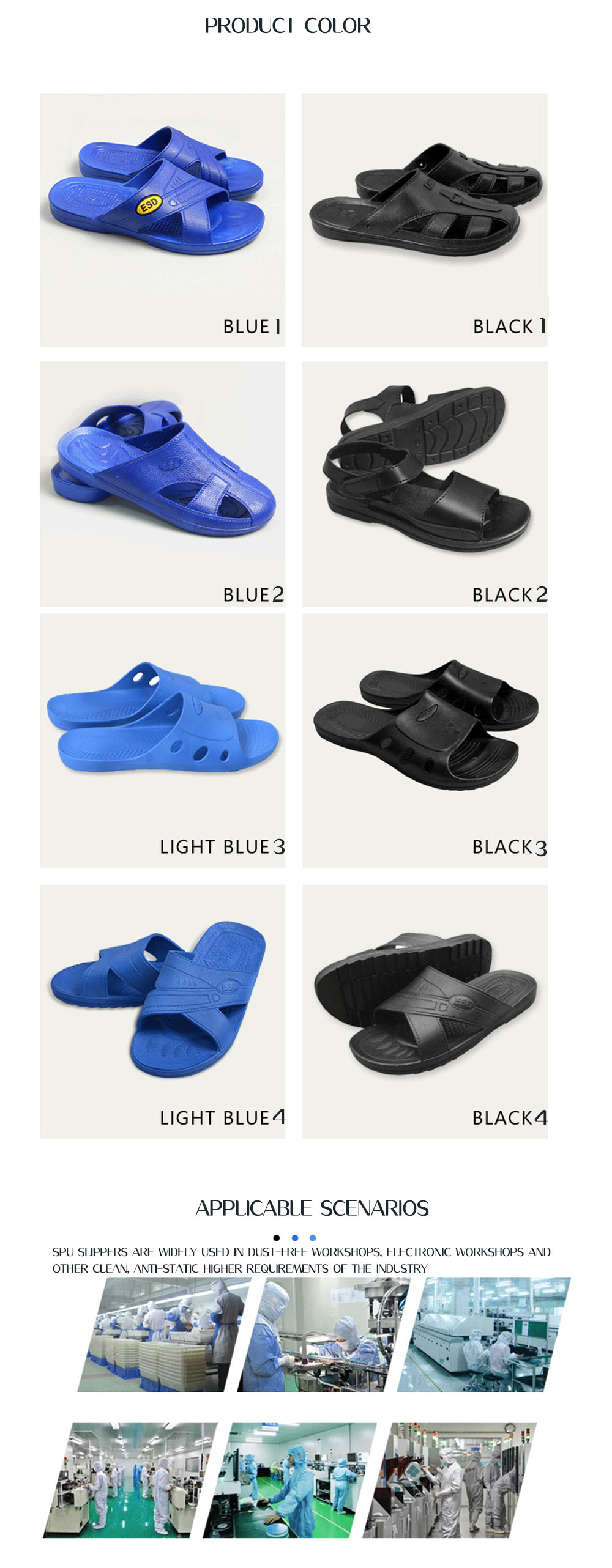 Esd Slippers Specification ၂