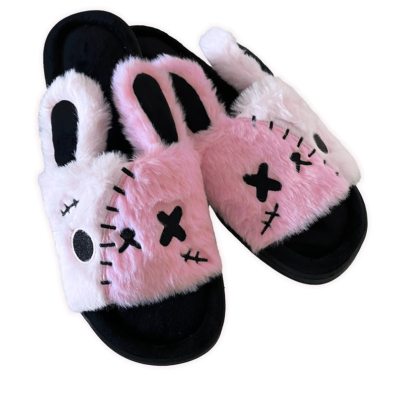 Halloween Kusvika Kutsva Kwemufashoni Vakadzi Franken Bunny Slippers