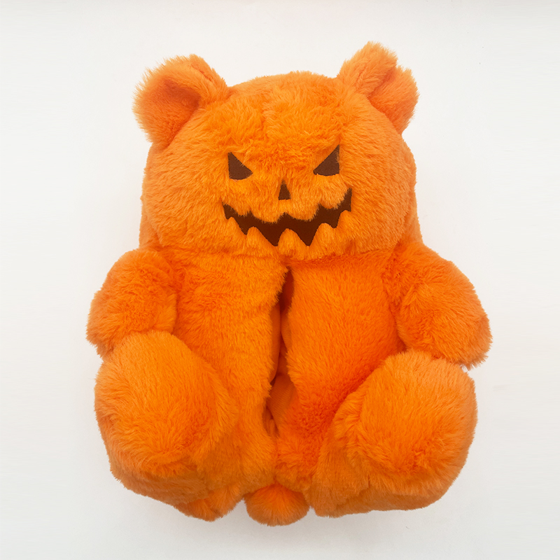 Halloween teddy bear slippers8