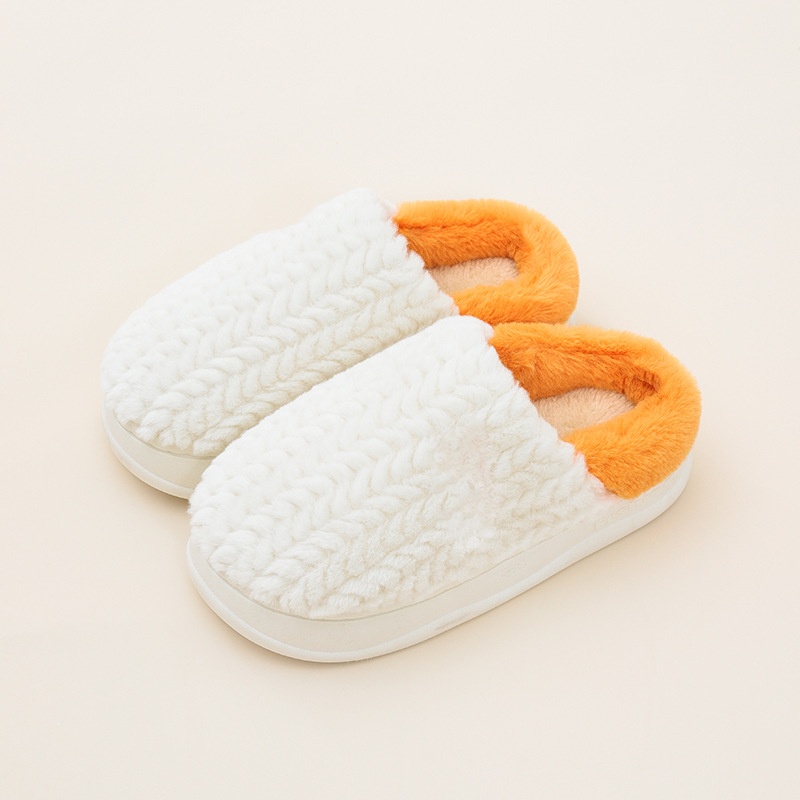 New edidan Owu slippers Nipọn Isalẹ Abe Home Lady slippers Home Furry slippers