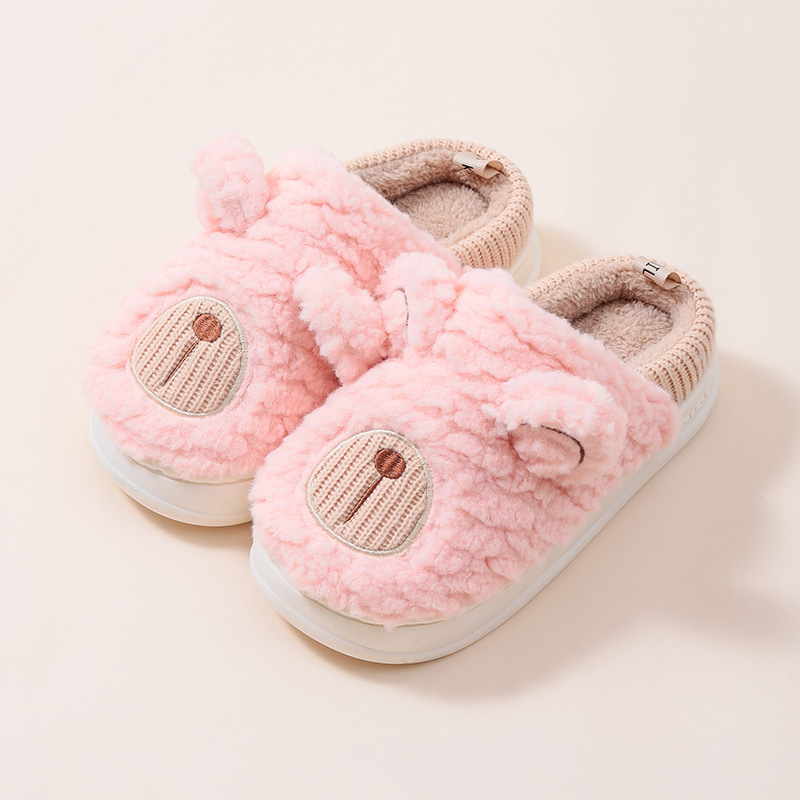 New Style Household Winter Cotton Soleas pro Women Plush Currus Indoor Domus Soccus vilior