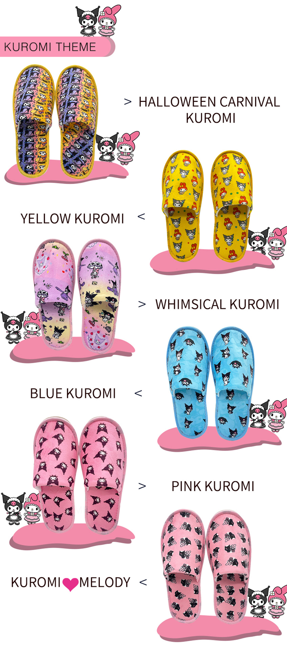 รองเท้าแตะ EVA ของโรงแรม Sanrio Theme House -2