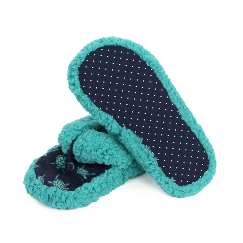 2023 Mgbụsị akwụkwọ/Winter Sea Turtle Spa Home Soft with Indoor Cotton Plush Slippers Women's