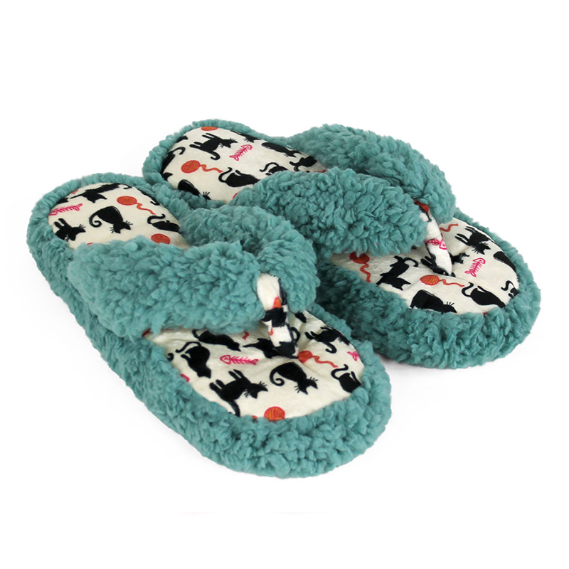 Slàn-reic Cat Nap Spa Slippers leisg One Flip Flop Home Sandals