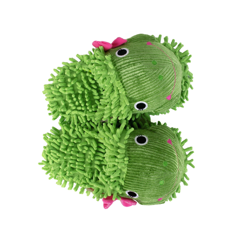 Relax Spa Sister Жөн гана кызыктуу Plush Fuzzy Frog тапочкалар үчүн