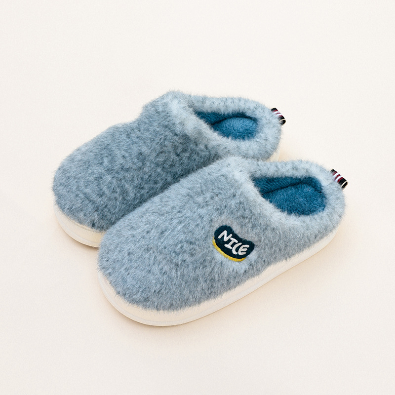 Abesifazane Ebusika Indoor Fuzzy Slippers Furry Slippers Soft Insole Home Shoes