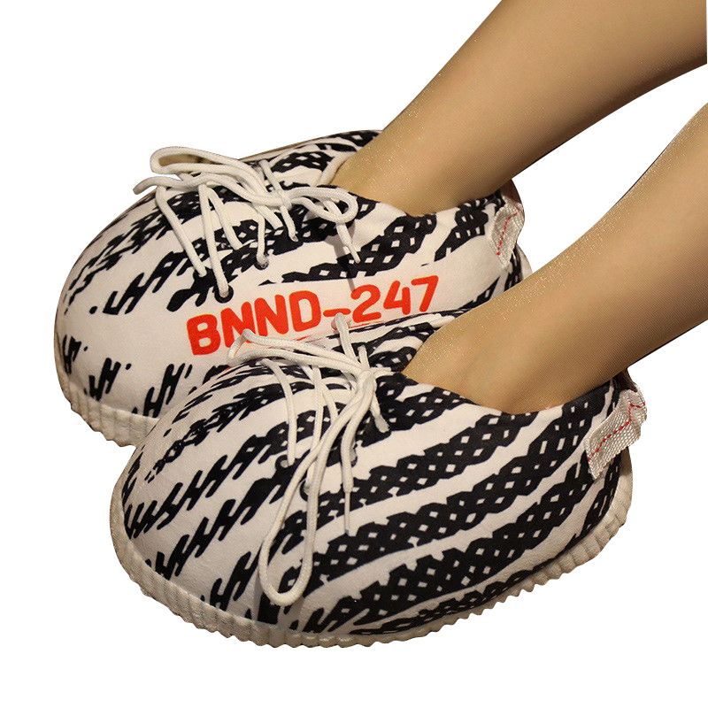 Zapatillas suaves personalizadas de talla única para todos los zapatos de felpa de gran tamaño