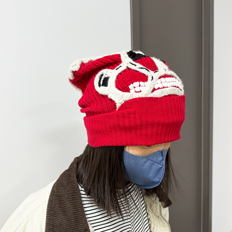 2024 New Design Attack on Titan Knitted Mask Hat
