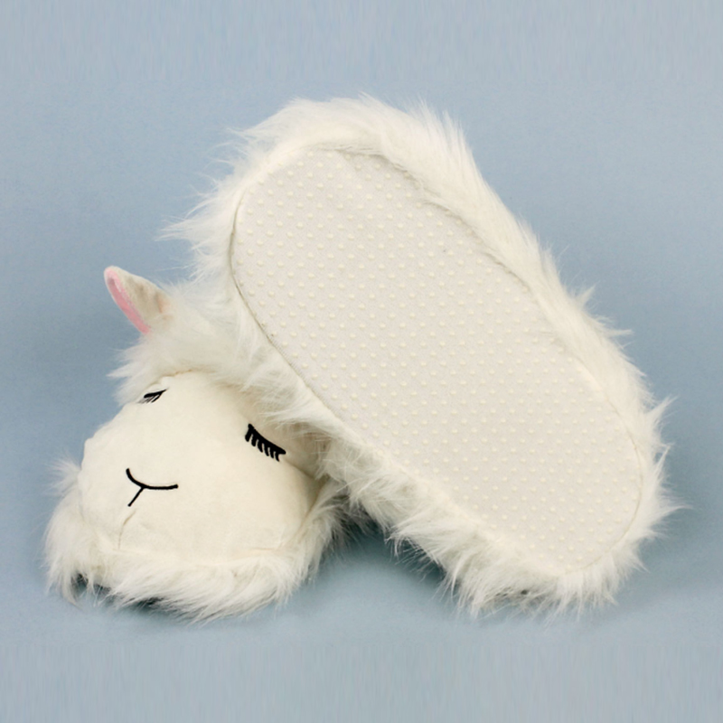 Wholesale Comfortable Women's Fuzzy Lamb Slippers