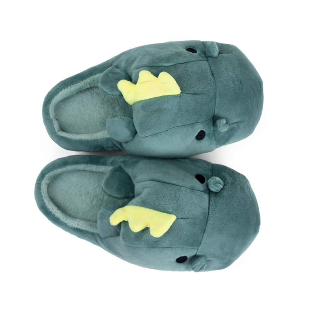 Green Dragon Slippers Soft Custom Color Plush Slippers Indoor Outdoor Sandals Shoes