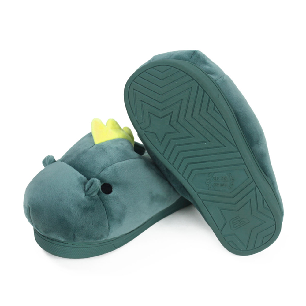Green Dragon Slippers Soft Custom Color Plush Slippers Indoor Outdoor Sandals Shoes