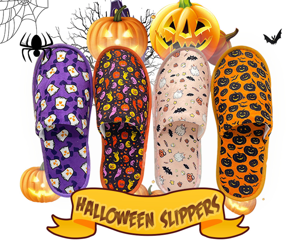 Halloween theme hotel slippers Eva-1