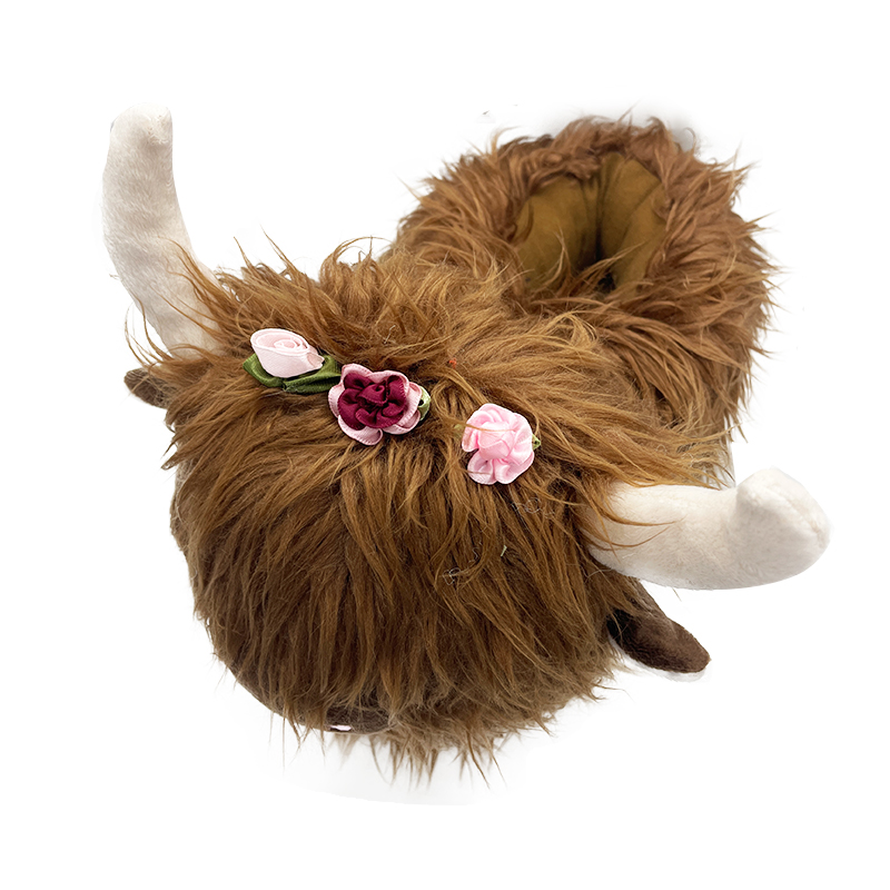 Highland cow slippers13