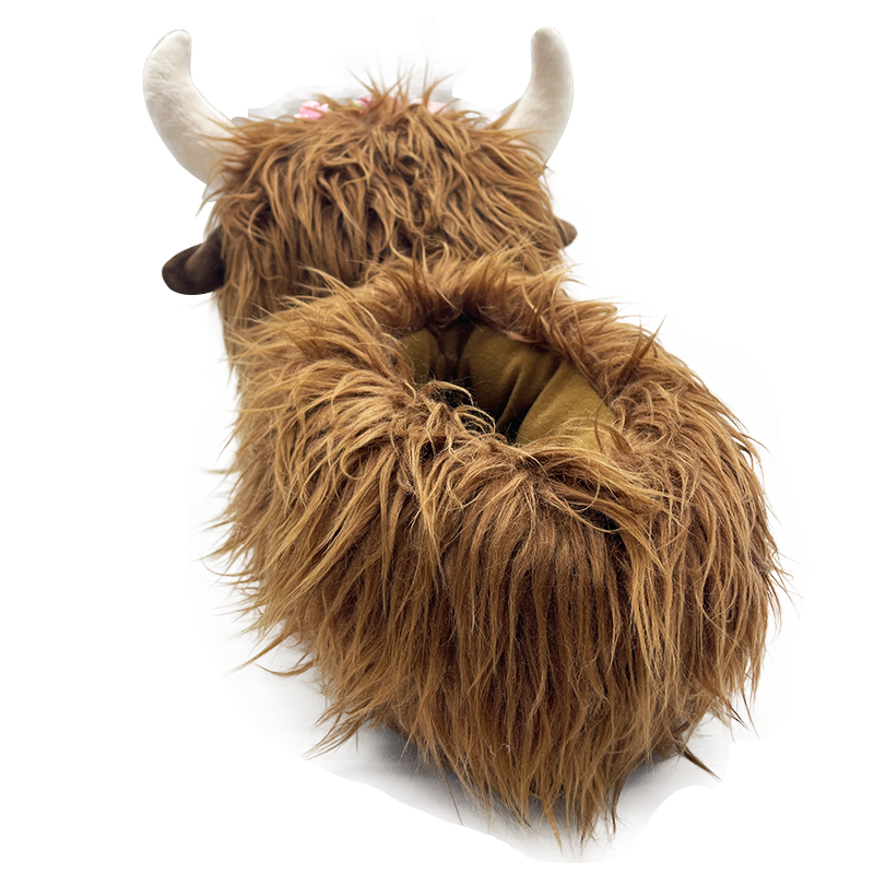 Highland cow slipperspng4