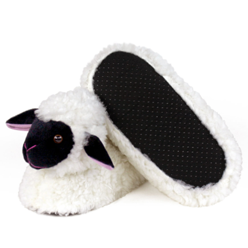 Ladies Sheep Slippers Home Use Winter with Anti Slip Sole