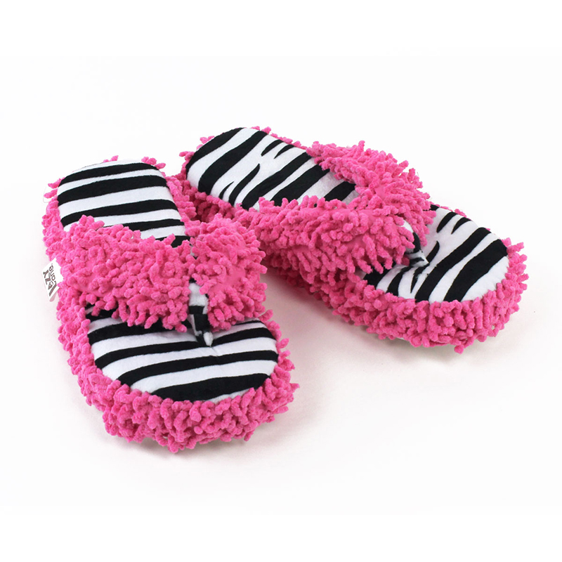 Popular Comfortable Women's Zebra Stripe Spa Slides Slippers